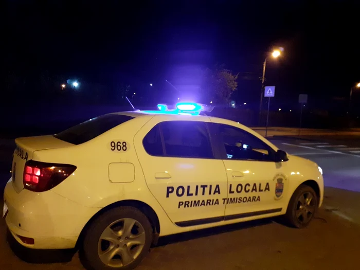 Mașina Poliție Locala Timișoara FOTO Poliția Locala