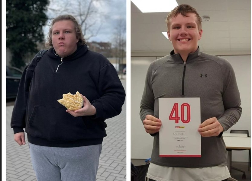 Un tânăr care cântârea 190 de kilograme a dezvăluit cum a reușit să slăbească spectaculos: „Mâncam emoțional”