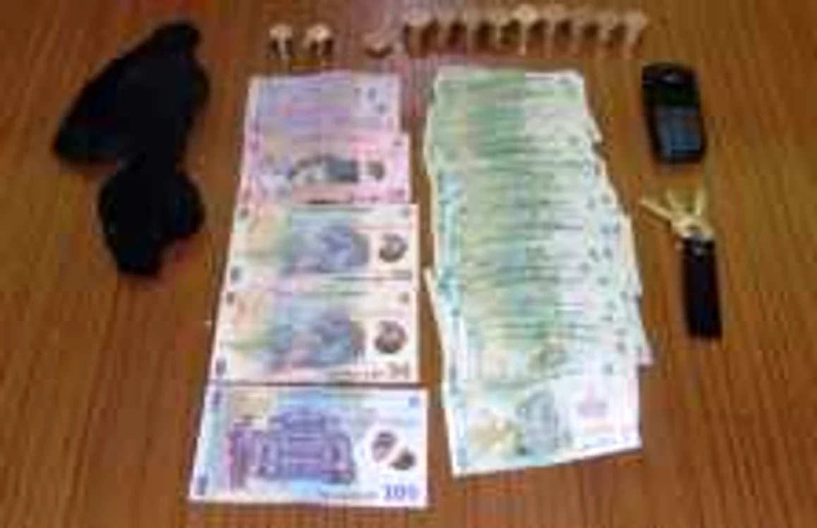 Banii care au fost găsiţi în buzunarele hoţului