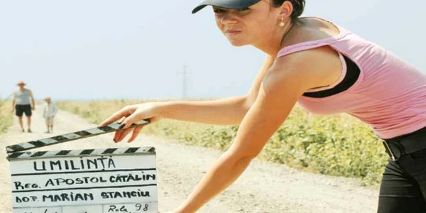 Moment de la filmările  peliculei „Umilinţă“
