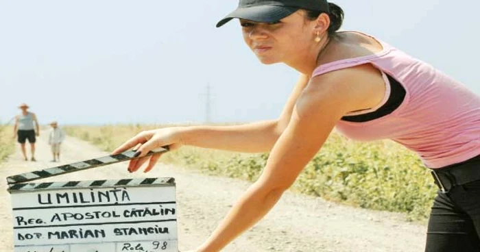 Moment de la filmările peliculei „Umilinţă“