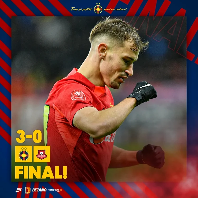 FCSB-FC Hermannstadt FOTO: FCSBOfficial/Facebook