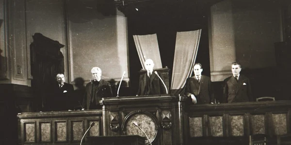 Membrii Prezidiului MAN din perioada ianuarie-aprilie 1948