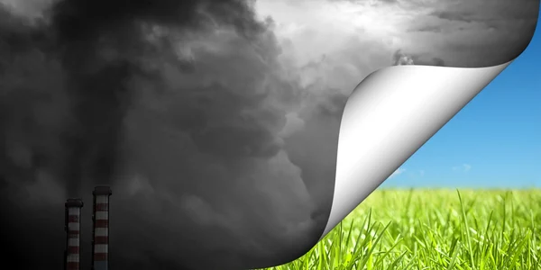 energie poluanta versus energie verde foto shutterstock
