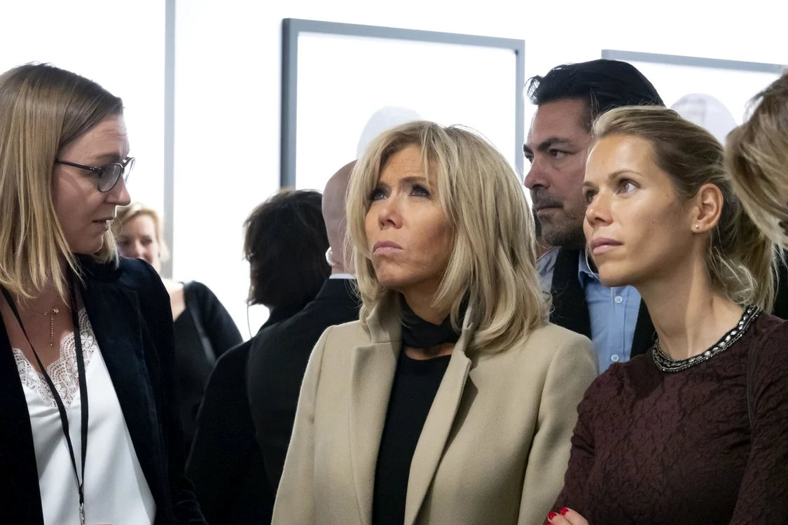Brigitte Macron şi Tiphaine