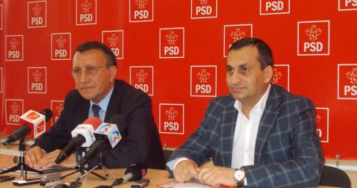 Preşedintele PNL Olt, Paul Stănescu (stânga) a vorbit astăzi despre alianţele în judeţ FOTO: Alina Mitran