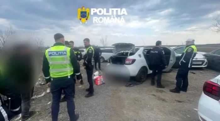 Urmărire ca în filme, cu focuri de armă, pe Drumul Expres Craiova - Pitești. FOTO: Reporter24.info