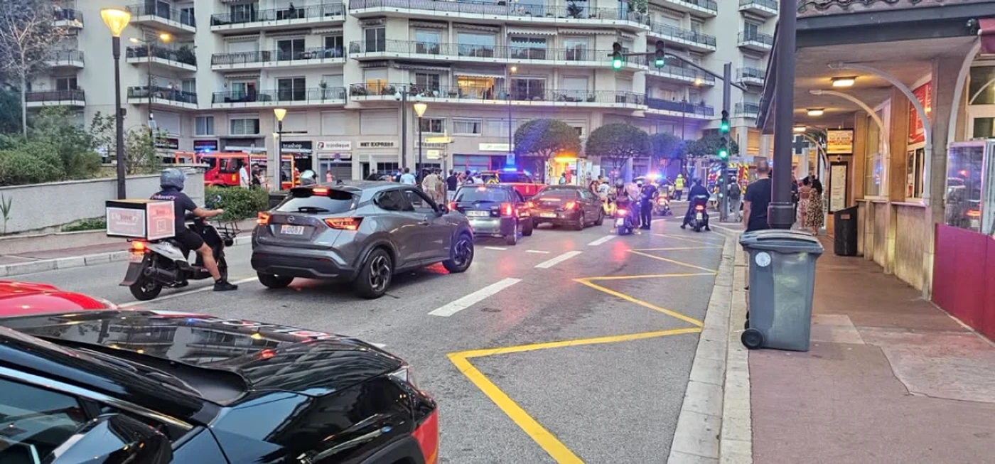 Forţele de ordine s-au mobilizat rapid. FOTO: Monaco Matin