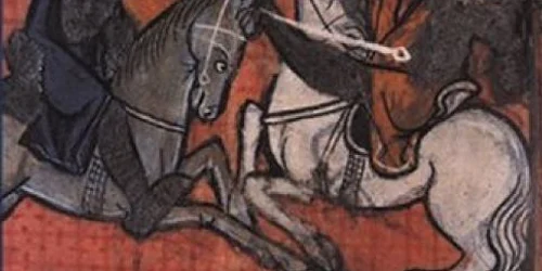 Baldwin IV in battle jpg