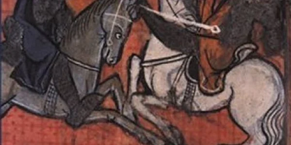 Baldwin IV in battle jpg