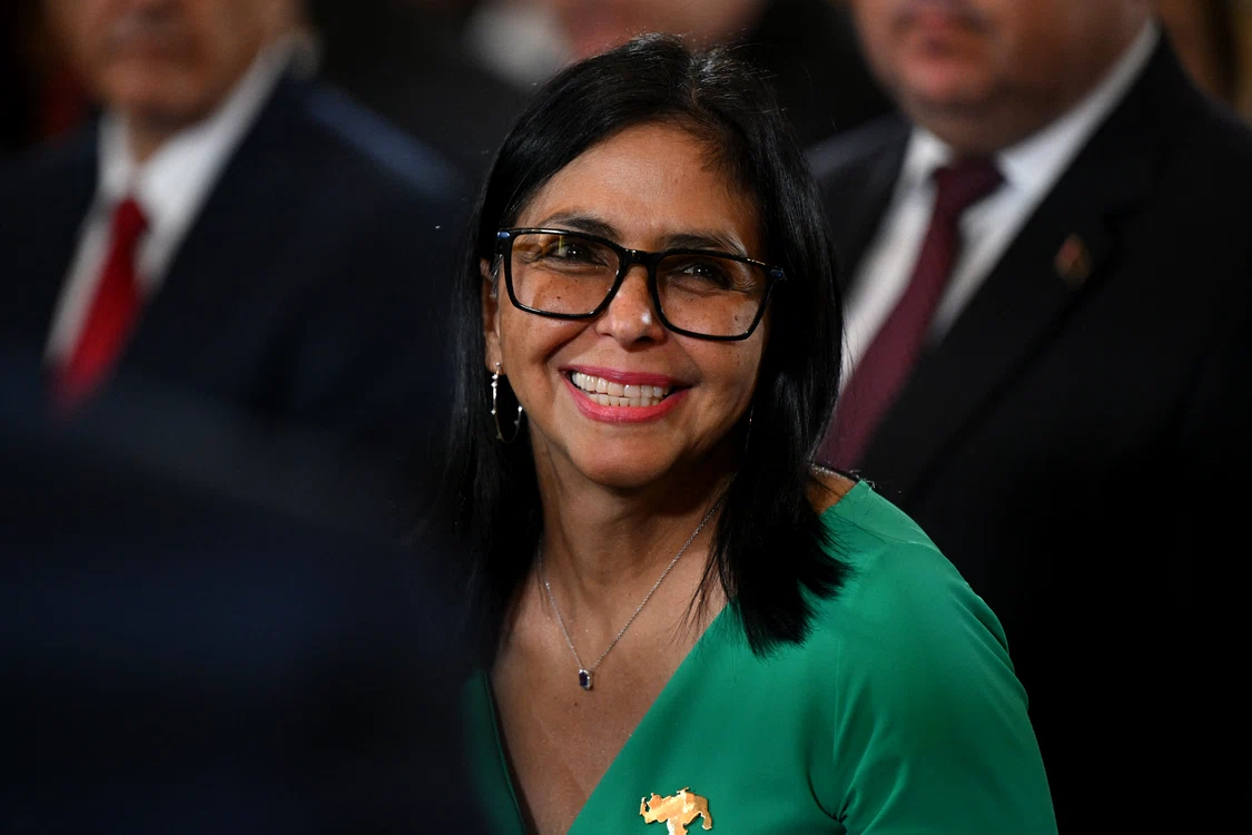 Delcy Rodríguez. FOTO: AFP