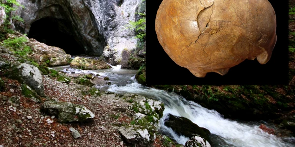 Pestera Cioclovina din Hunedoara si craniul descoperit aici  Foto Daniel guță jpg