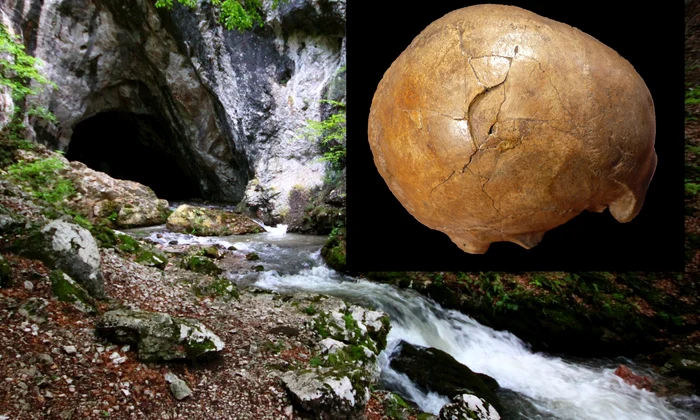 Pestera Cioclovina din Hunedoara si craniul descoperit aici  Foto Daniel guță jpg