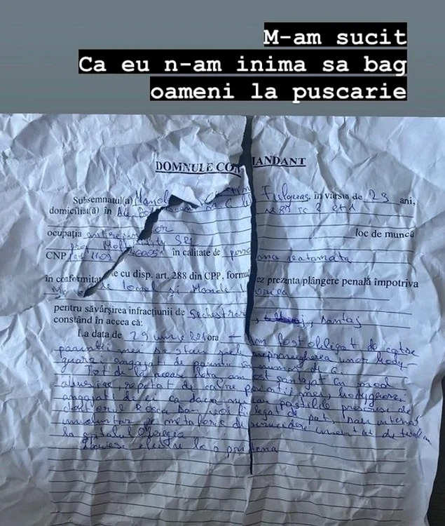 Fulgy a renunțat la plângerea împotriva părinților săifoto: arhiva personală/Instagram
