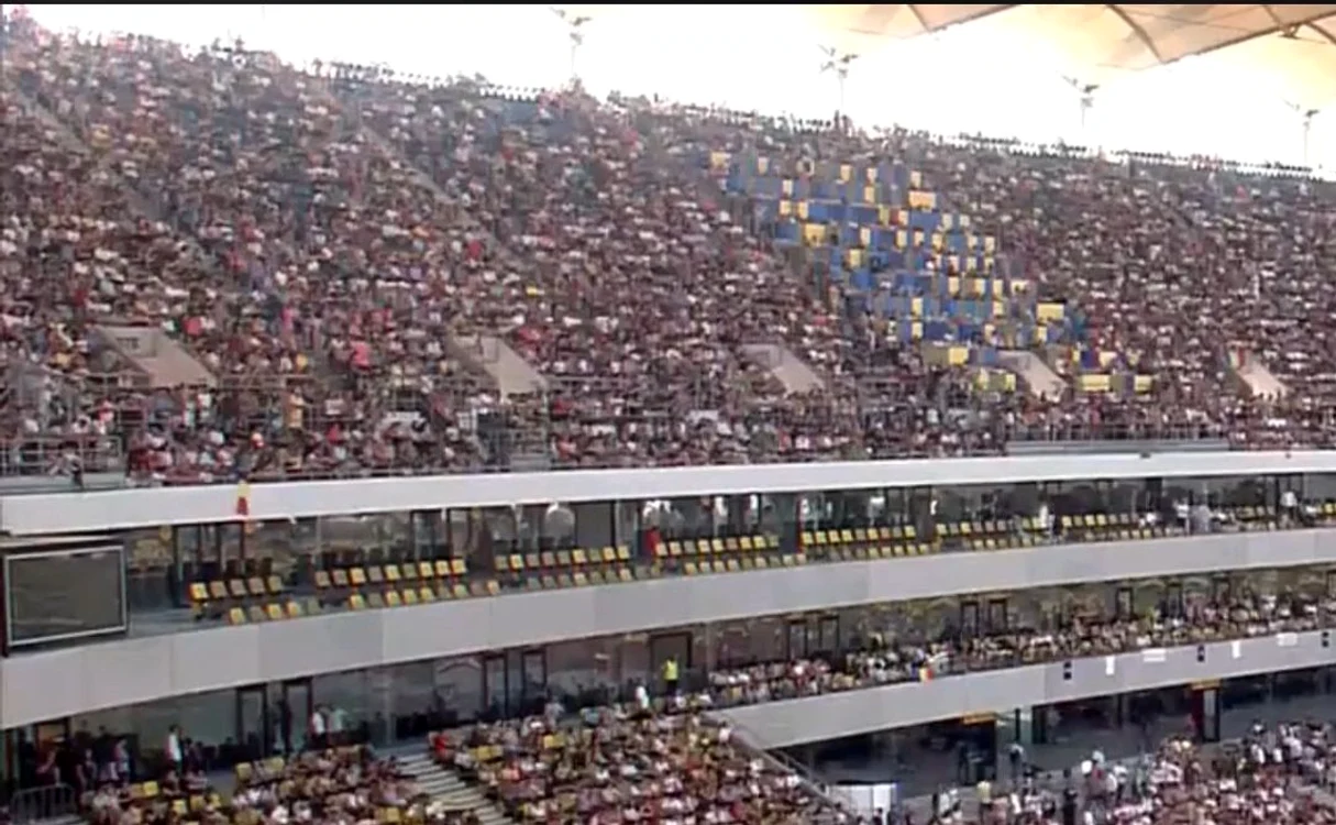 Arena Națională s-a umplut așteptând-o pe Simona Halep