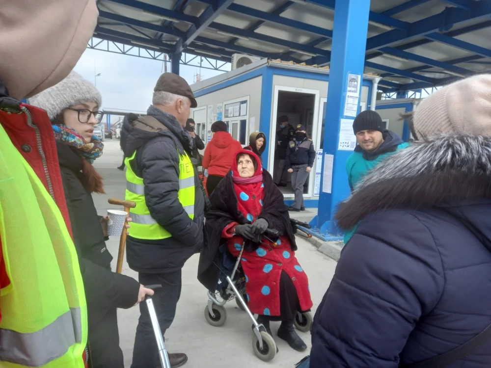 Imagini compleşitoare cu valul de refugiaţi din Ucraina 