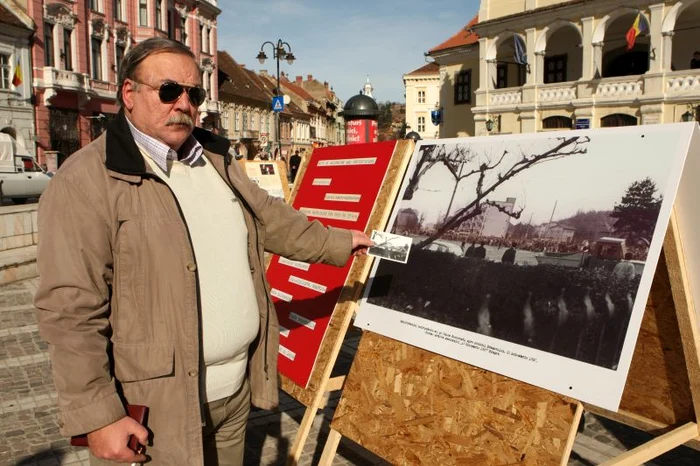 Paul Pavel este printre puţinii care au salvat imagini de la eveniment, foto: Stelian Grăjdan