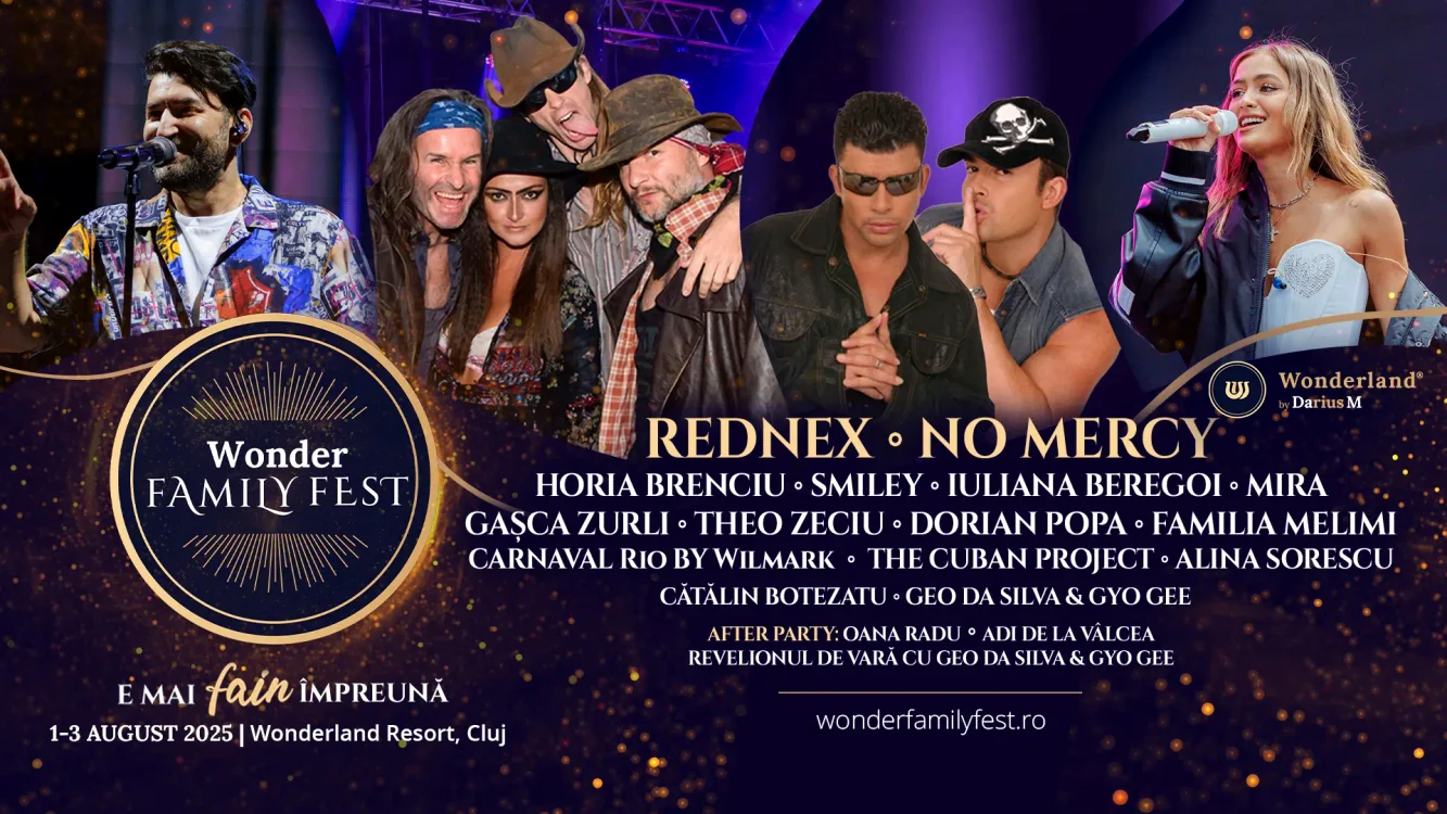Festivalul dedicat familiilor se desfășoară între 1-3 august 2025, la Cluj-Napoca