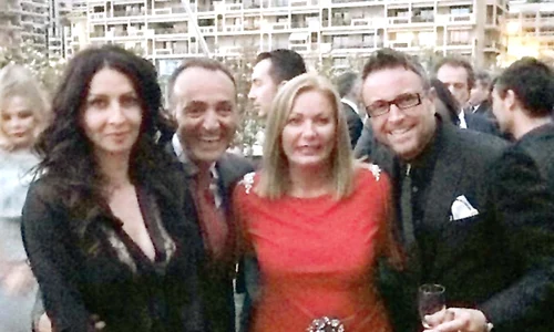 Bote şi Mihaela  Rădulescu,  la deschiderea  unui club  de lux în  Monte Carlo jpeg