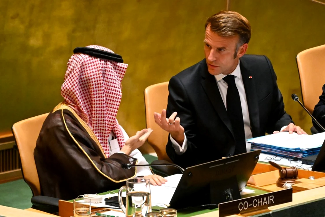Emmanuel Macron la Adunarea Generală a ONU foto epa-efe