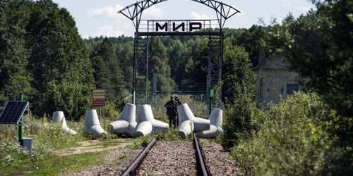 Cale ferata la granita dintre Polonia si Belarus FOTO Profimedia jpg