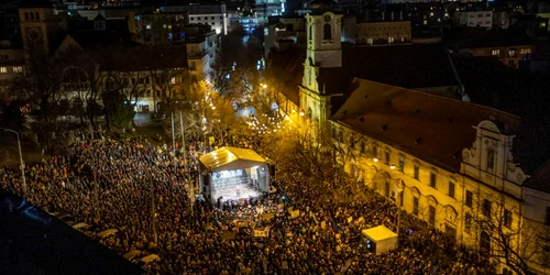 Protest în Bratislava, Slovacia, 1 februarie 2024 Foto EPA EFE jpeg