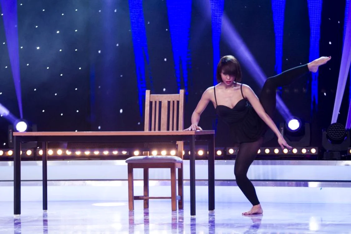 Andreea Popescu a avut o prestaţie foarte apreciată la «România dansează». (Foto: Antena 1)