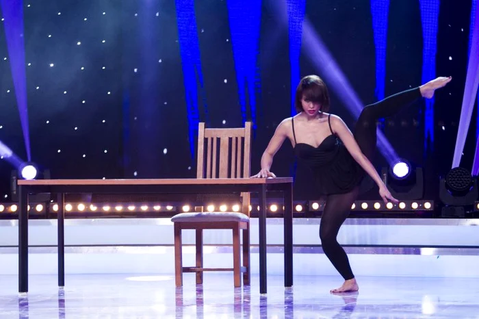 Andreea Popescu a avut o prestaţie foarte apreciată la «România dansează». (Foto: Antena 1)