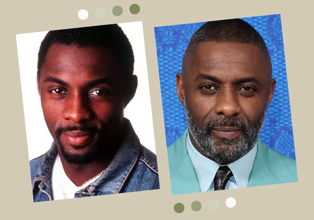 Idris Elba, în tinerete (în stânga) și în prezent (în dreapta) / fotografii: Getty Images.