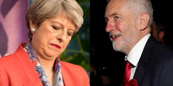 James Corbyn Theresa May colaj articol FOTO Guliver / Getty Images