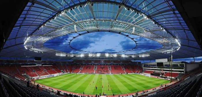 Stadionul celor de la Bayer Leverkusen a fost scena unui moment amuzant și confuzFoto: Getty