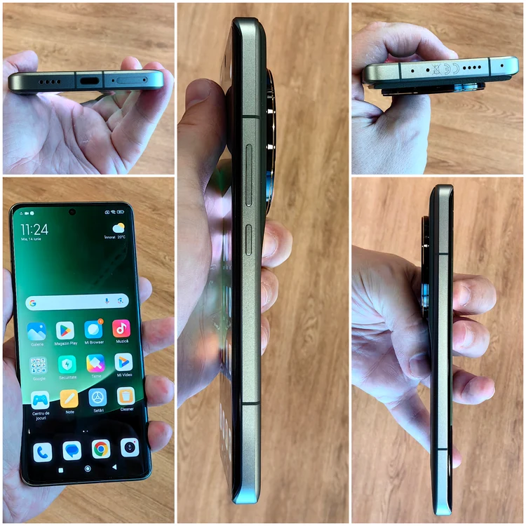 Xiaomi 13 Ultra din mai multe unghiuri. FOTO Adrian Pogîngeanu