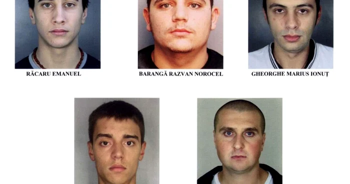 Răcaru împreună cu ceilalţi tineri acuzaţi de trafic de droguri