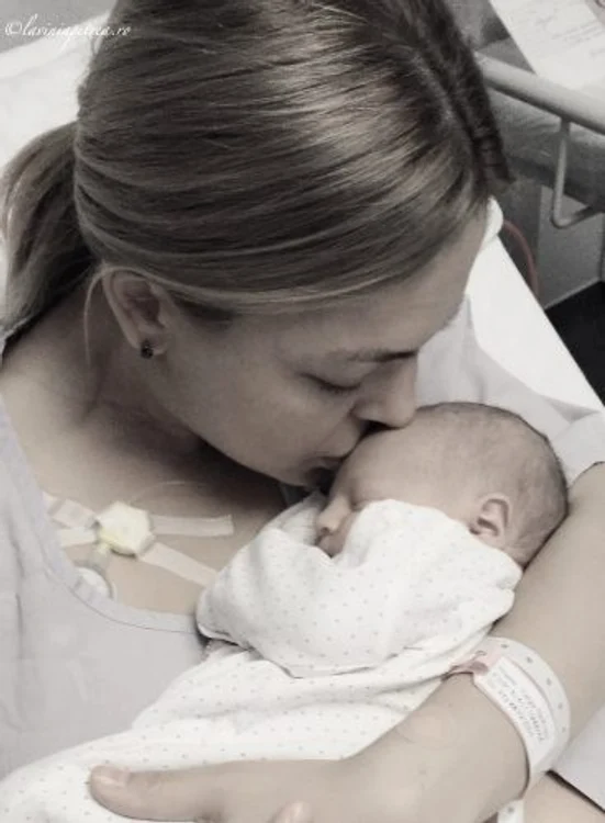 A născut o fetiță în noiembrie 2016