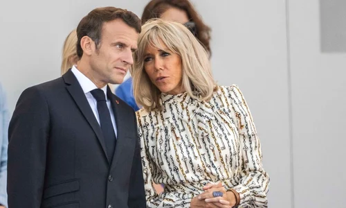 Soții Macron de Ziua Franței jpg