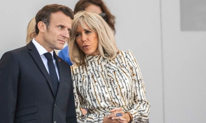 Soții Macron de Ziua Franței jpg