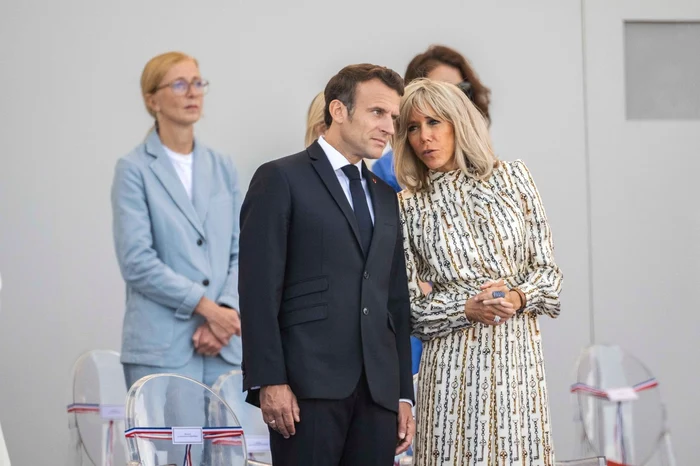 Soții Macron de Ziua Franței jpg