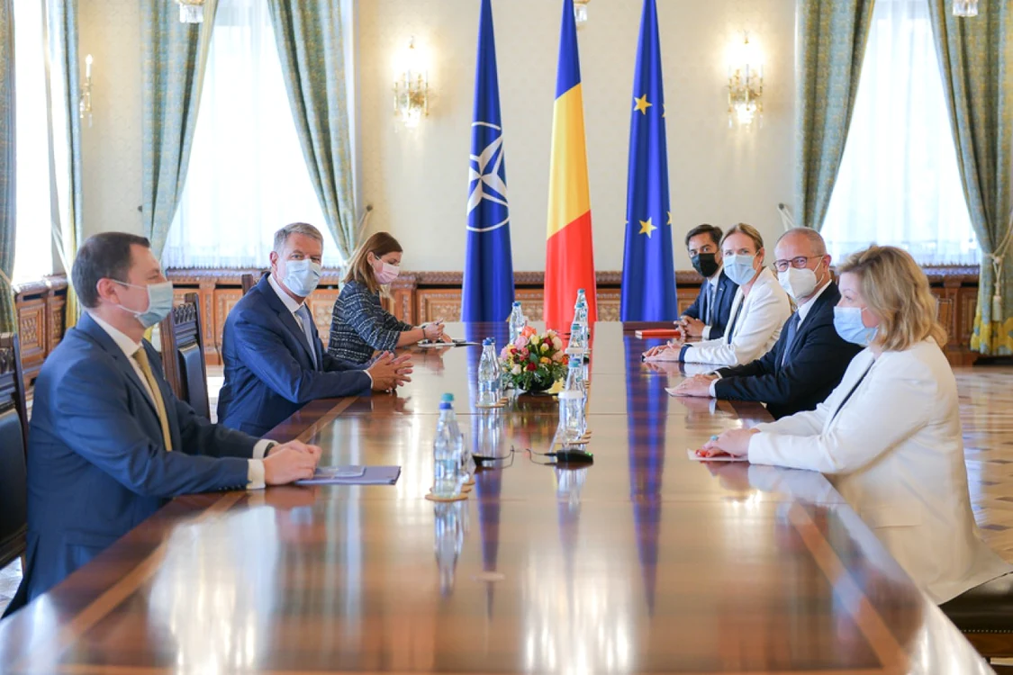 Iohannis, întâlnire cu reprezentanţii OMV FOTO Administraţia Prezidenţială
