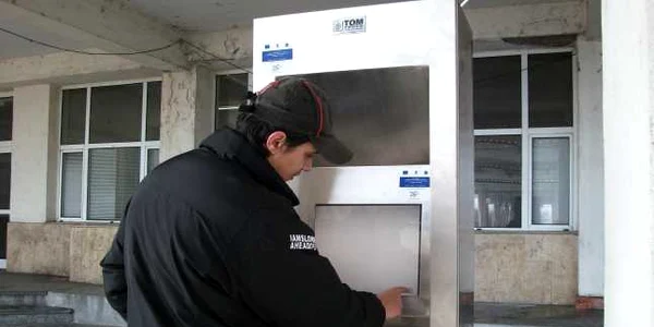 Infochioşcul din vama Giurgiu, deşi instalat, este nefuncţional