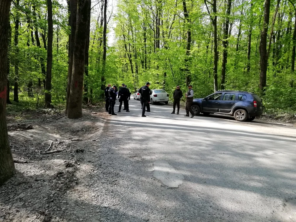Efective de jandarmi și polițiști sunt și la Pădurea Băneasa, din Capitală