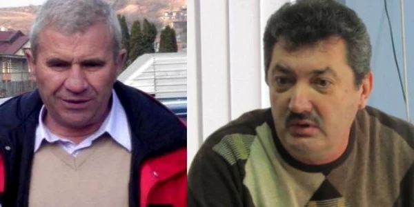 Preşedintele de la FC Unirea, Marian Sarmeş şi vicepreşedintele Horea Bărdaş