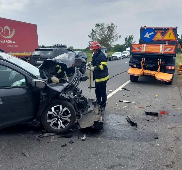 Scena accidentului SURSA DRDP Buzău