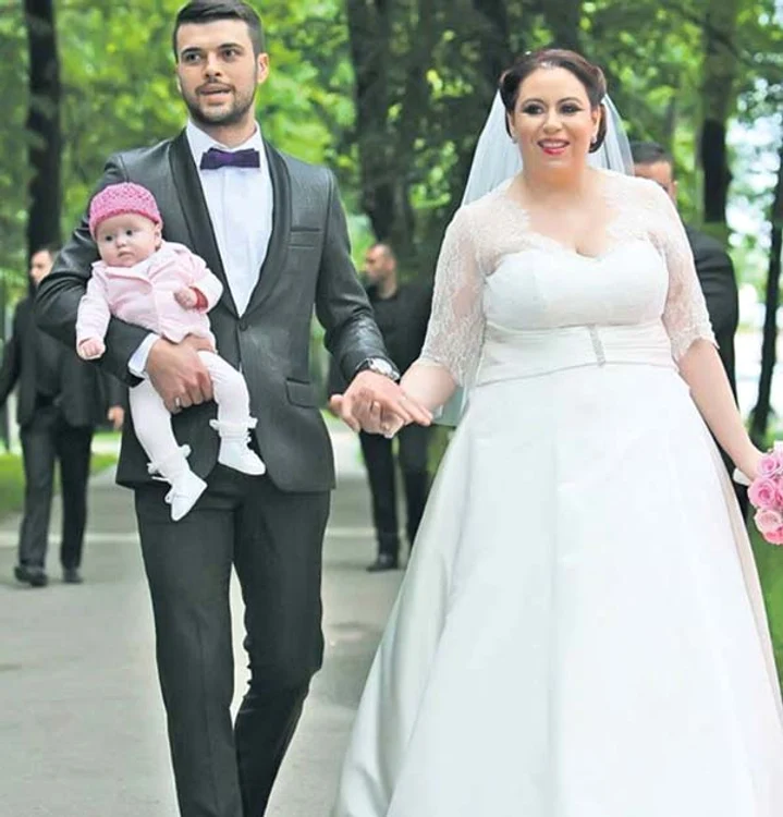 Oana Roman şi soţul ei, Marius