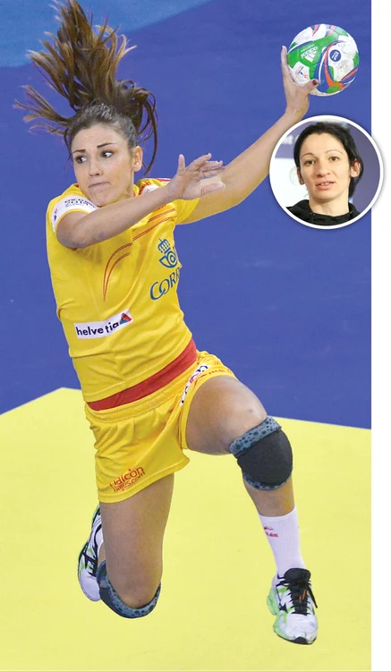 Camilla Herrem e rezervă la HCM Baia Mare, unde titulară e Valentina Elisei (medalion)Foto: AP