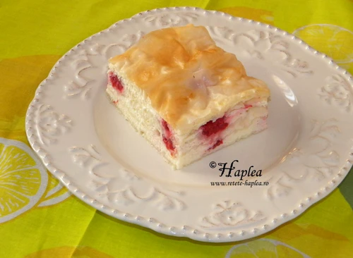 placinta cu iaurt si zmeura poza10 jpeg