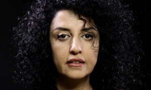 Narges Mohammadi activistă iraniană aflată în închisoare a câștigat Premiul Nobel pentru Pace 2023 FOTO AFP (3) jpg