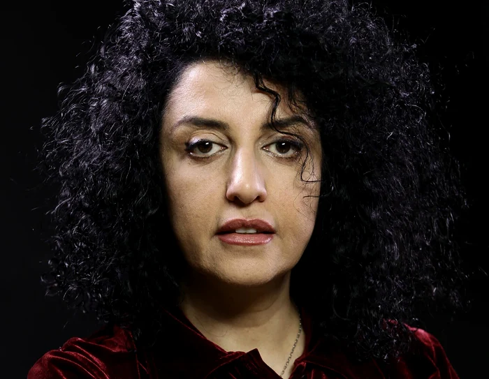Narges Mohammadi a fost arestată în timpul unui protest FOTO: AFP