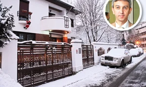 Diaconescu nu şi a dat  zăpada de pe Rolls jpeg