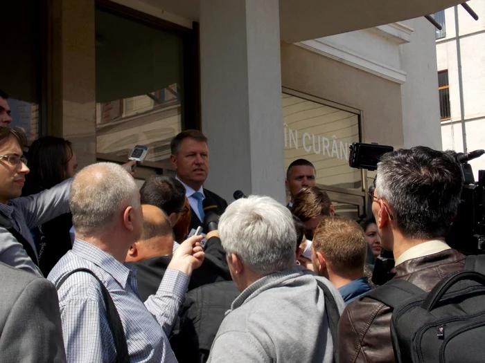 Preşedintele Klaus Iohannis se află în vizită la Suceava. FOTO Dănuţ Zuzeac