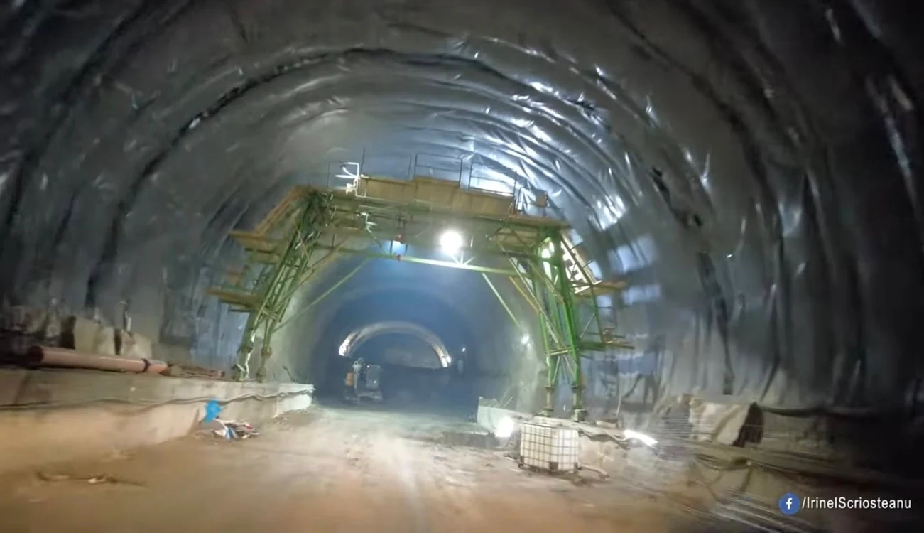 Se fac progrese și în tuneluri. FOTO FB Irinel Ionel Scriosteanu